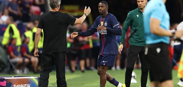 الإصابة تضرب ديمبيلي في نهائي دوري أبطال أوروبا